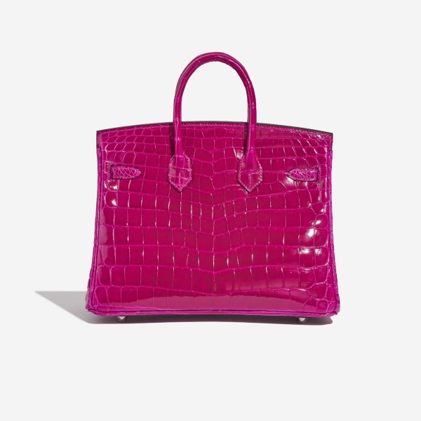 Herm S Birkin Niloticus Crocodile Rose Pourpre Sacl B