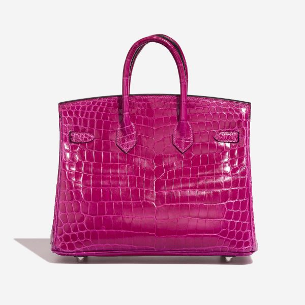 Herm S Birkin Niloticus Crocodile Rose Pourpre Sacl B