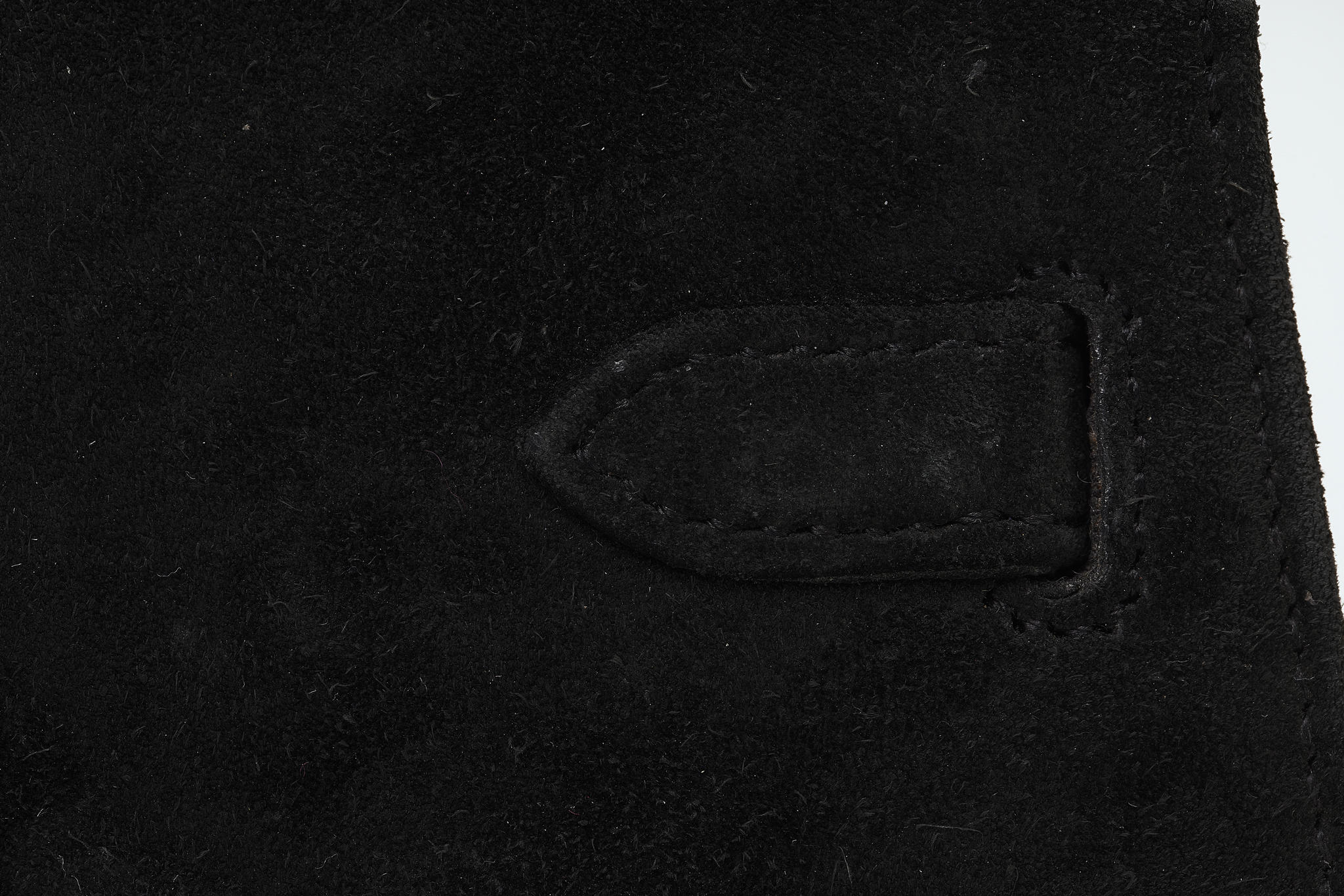 Hermès Vintage Kelly Doblis Noir Soirée Enveloppe Saclàb Détail 1