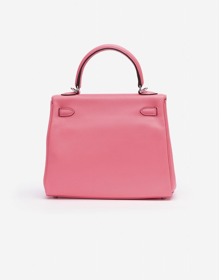 Hermes Kelly 25 Swift Rose Azalee Saclàb Back