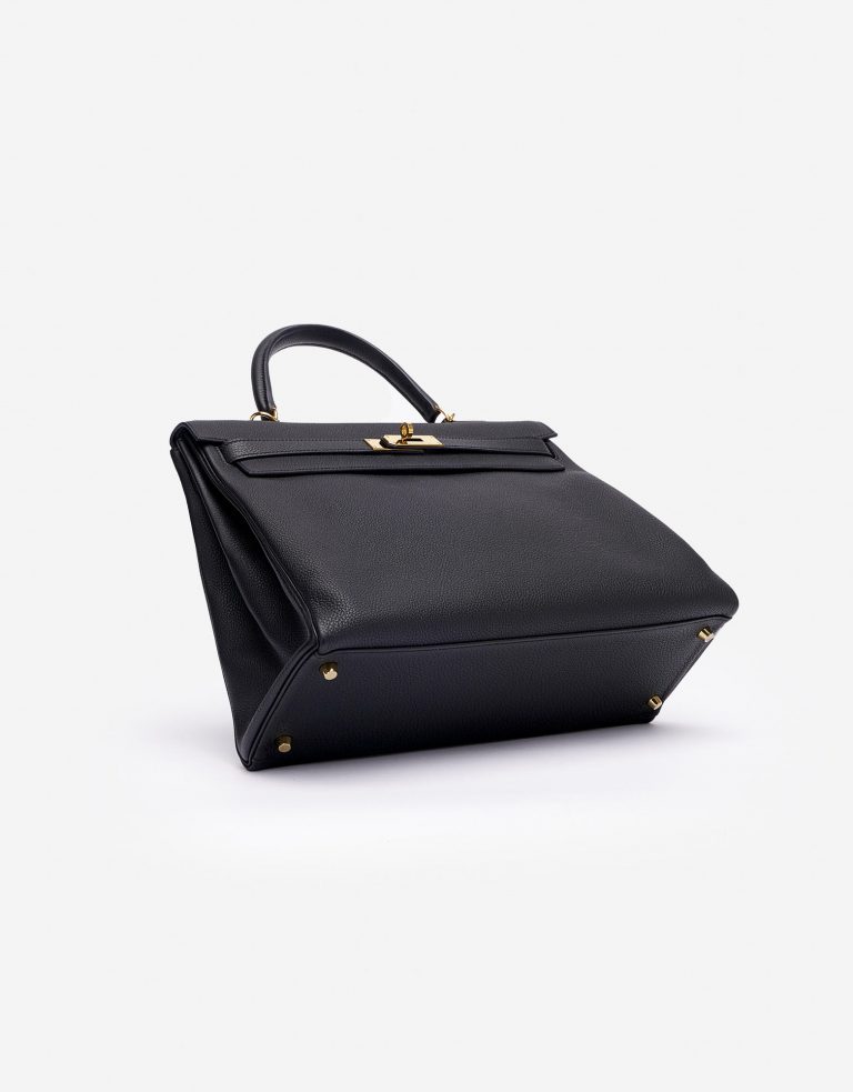 Hermes Kelly 35 Togo Noir Saclàb Bottom