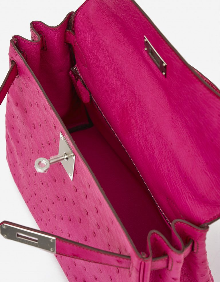 Hermès Kelly 28 Ostrich Fuchsia I