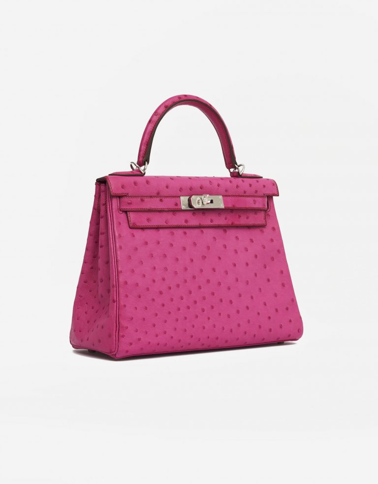 Hermès Kelly 28 Ostrich Fuchsia S