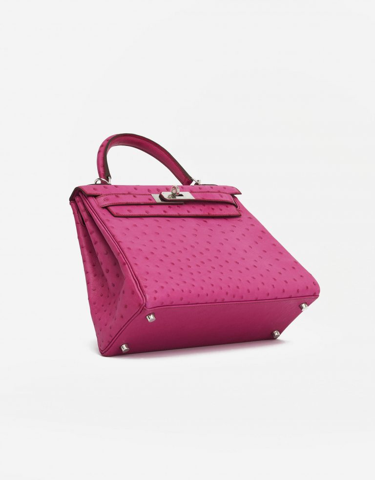 Hermès Kelly 28 Ostrich Fuchsia B