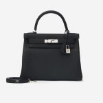 Hermès Kelly 28 Togo Black Saclàb Luxury Vintage