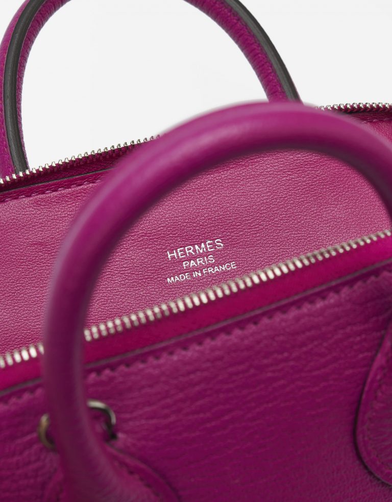 Hermes Bolide Mini Chevre Rose Pourpre Saclàb Logo