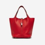 Hermes Picotine Lock 22 Swift Rouge Tomate Saclàb