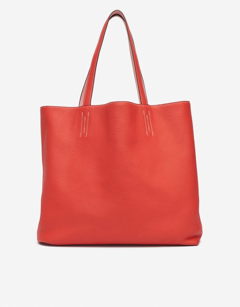 Hermès Double Sens 45 Sikkim Rose Sakura Clemence Rouge Pivoine | SACLÀB