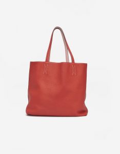 Hermès Sense Double 45 SIKKIM ROSE SAKURA CLÉMENCE ROUGE PIVOINE Saclàb Front