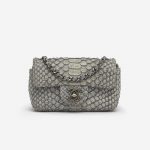 Chanel Timeless Extra Mini Python Dusty Blue Saclàb