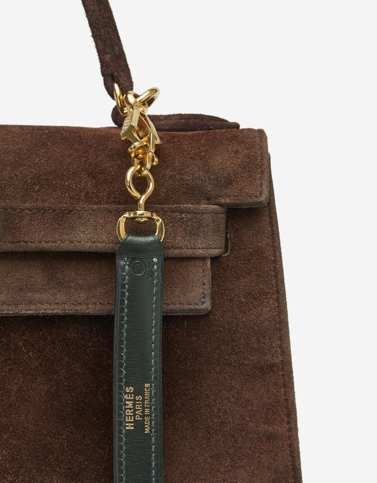Hermès Kelly Noisette Doblis 28 Sellier Gold Hardware, 1970's, Brown Womens Handbag