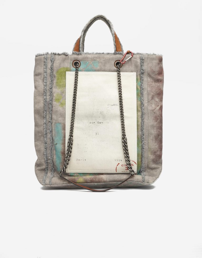 Chanel Graffiti Cabas Canvas Multicolor Saclàb Back