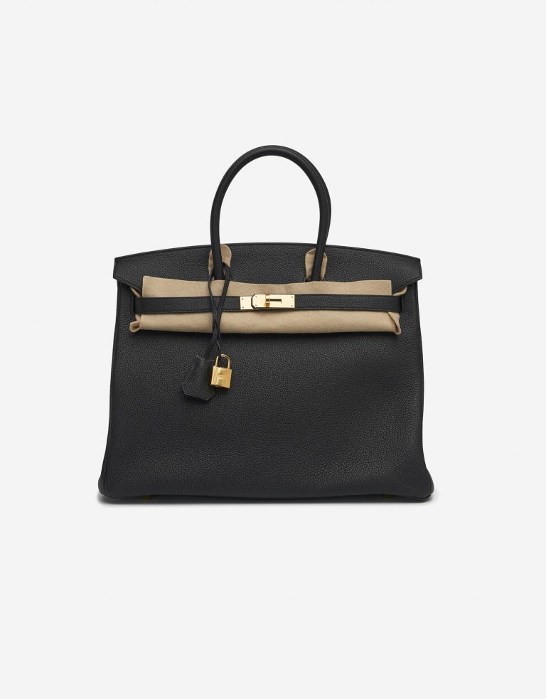 Hermès Birkin 35 Togo Black Saclàb Felt