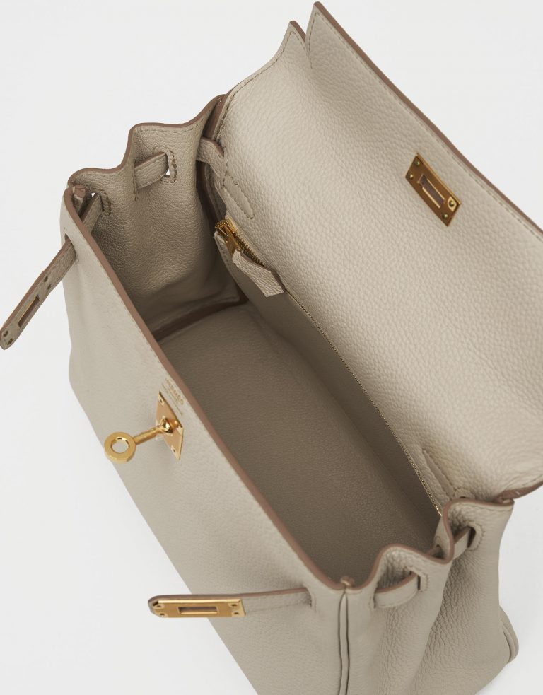 Hermes Kelly 25 Togo Beton Saclab I