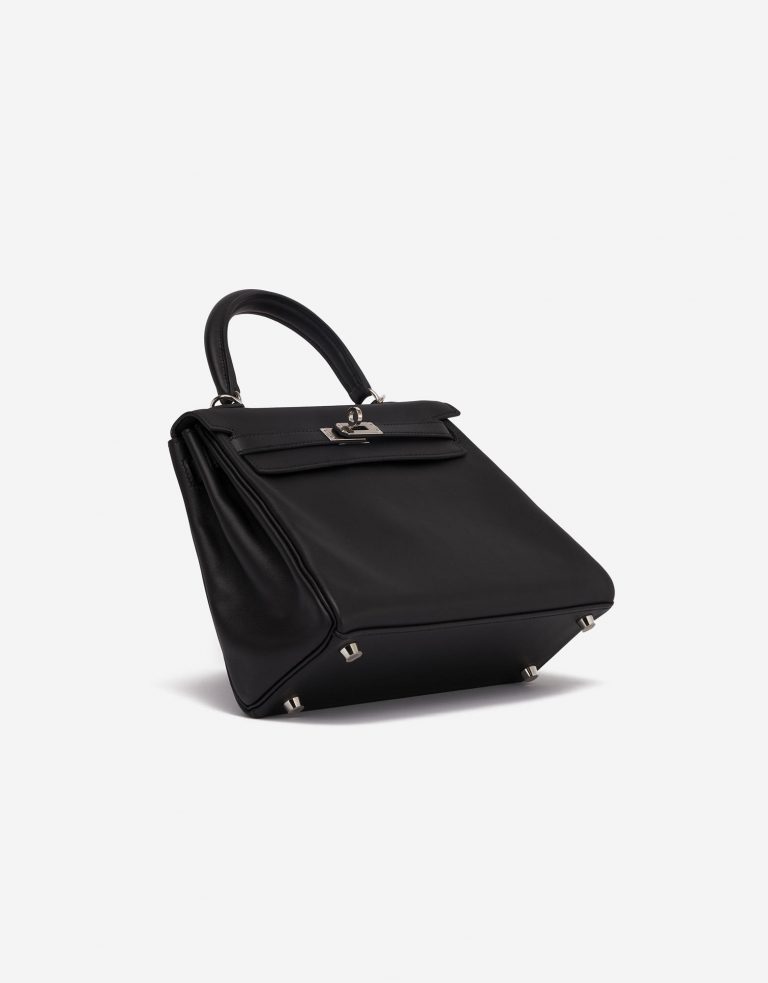 Hermès Kelly 25 Swift Schwarz Saclab Bo