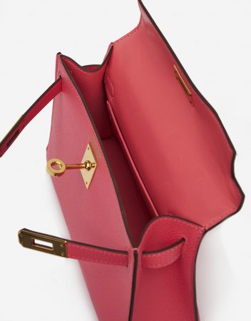 Hermès Kelly Mini 20 Epsom Rose Azalee | SACLÀB
