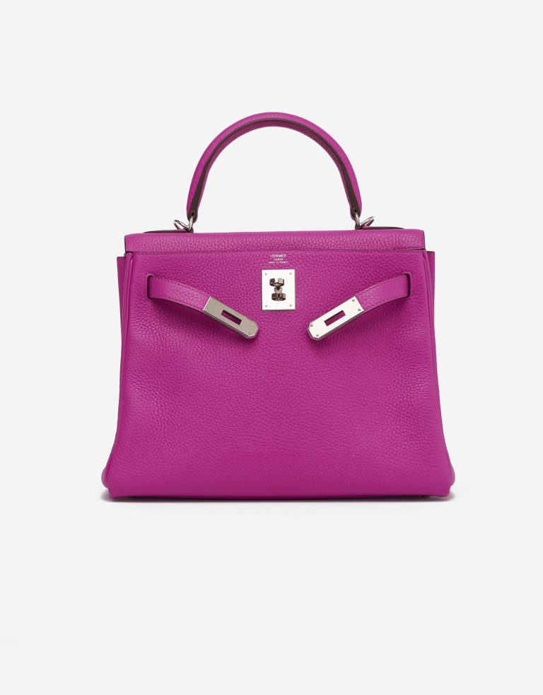 Hermès Kelly 28 Togo Magnolia consignation sacs à main de créateurs saclab