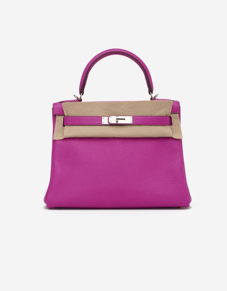 Hermès Kelly 28 Togo Magnolia consignation sacs à main de créateurs saclab