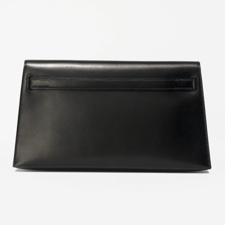 Hermès Kelly Pochette Longue Box Black