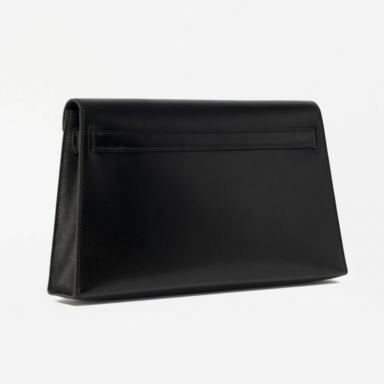 Hermès Kelly Pochette Longue Box Black