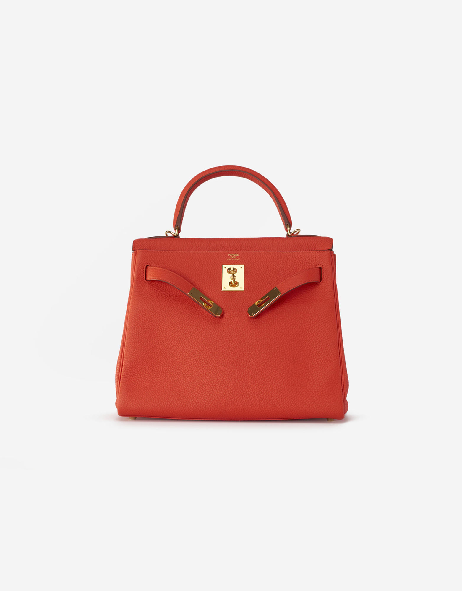 Hermès Kelly 35 Togo Capucine GHW ○ Labellov ○ Buy and Sell Authentic Luxury