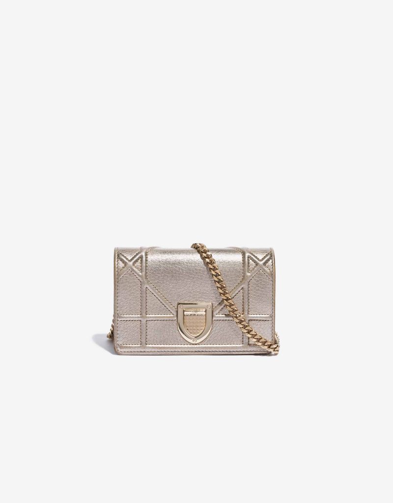 Dior Diorama pre-loved Mini bag Metallic Gold SACLÀB