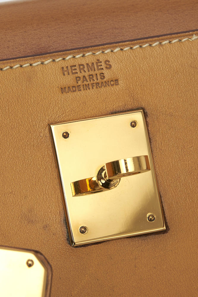 Hermes Kelly 32 Barenia Saclàb Lock Closing
