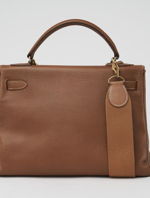 Hermès Kelly 32 Epsom Gold Saclàb Back