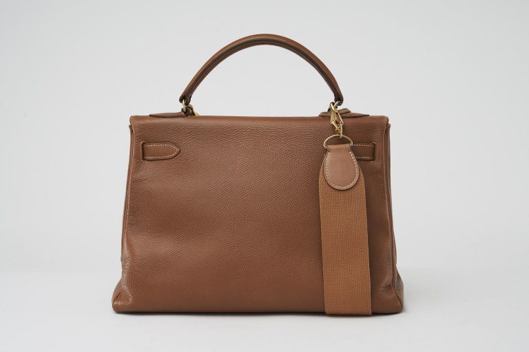 Hermès Kelly 32 Epsom Gold Saclàb Back