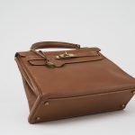 Hermès Kelly 32 Epsom Gold Saclàb Bottom