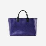 Bottega Veneta Cabat Large Purple Black Saclàb Front