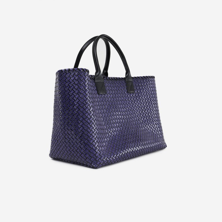 Bottega Veneta Cabat Cabat Large Purple Black