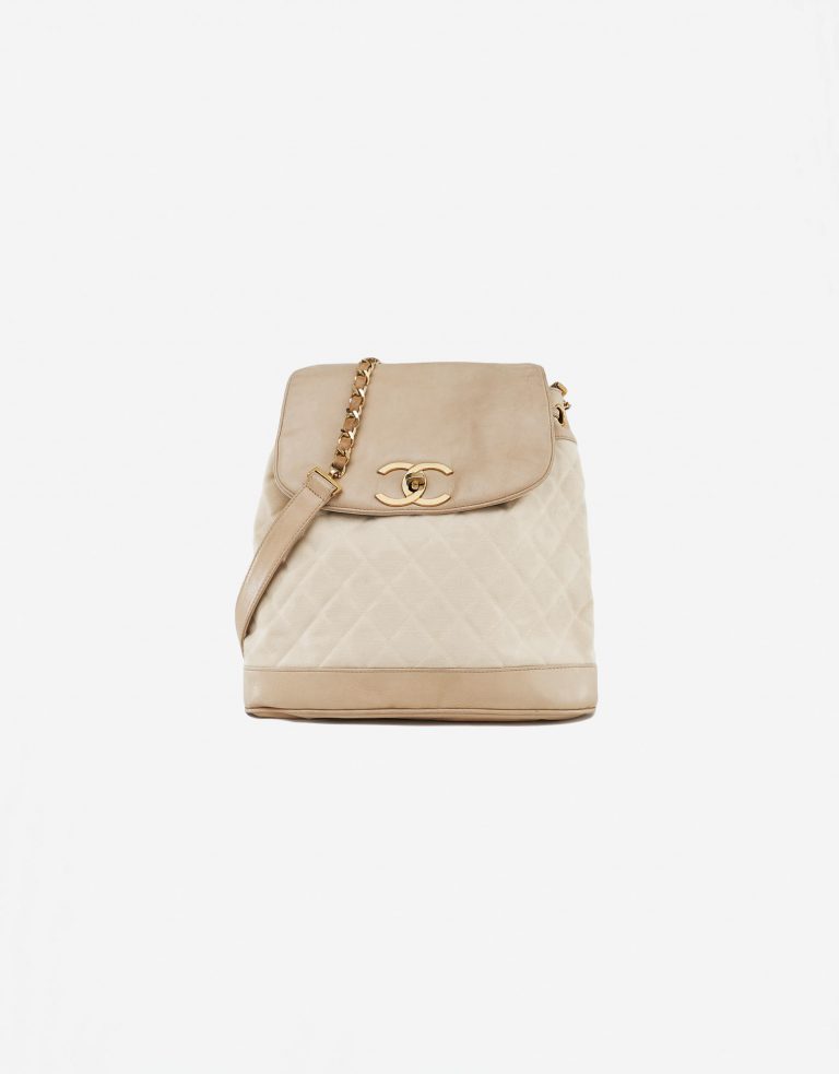 Chanel Markttasche Beige Canvas Saclàb