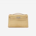 Hermes Kelly Pochette Lizard Vanille