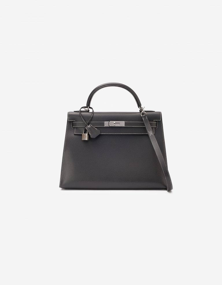 Hermes Kelly 32 Epsom Graphite Saclàb