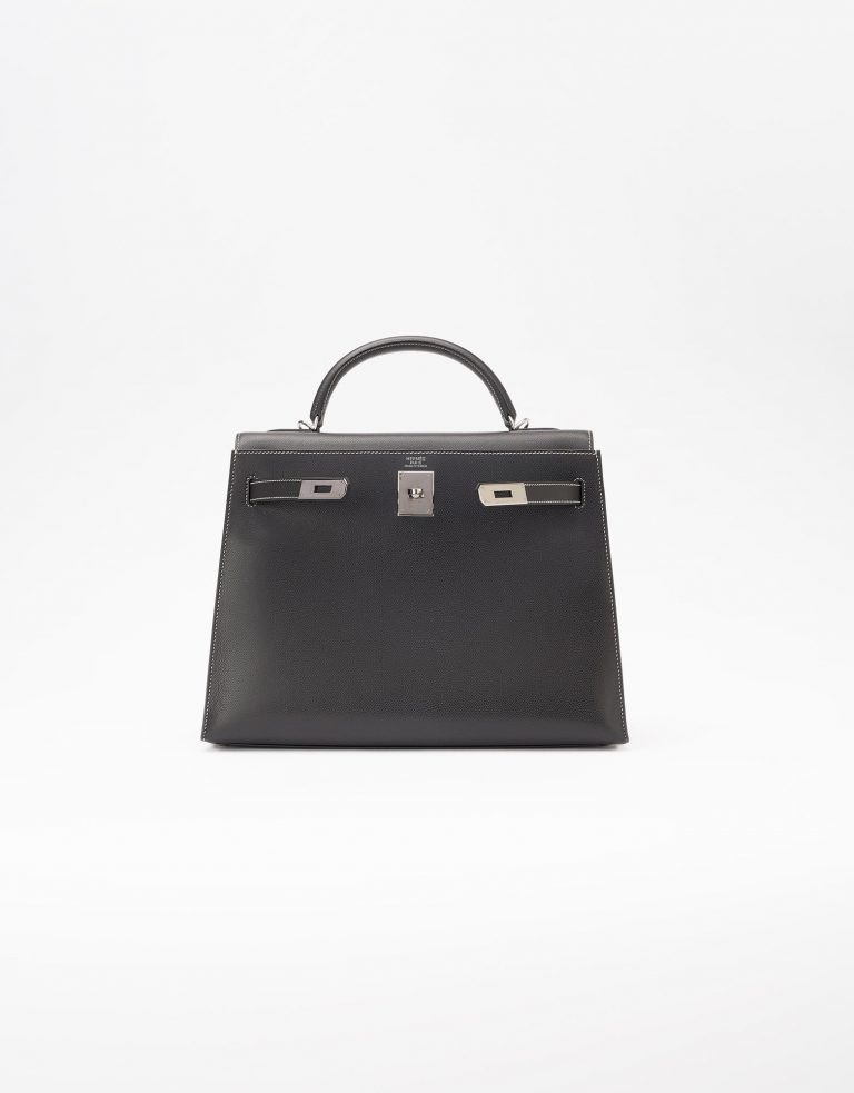 Hermès Kelly 32 Epsom Graphite Saclàb