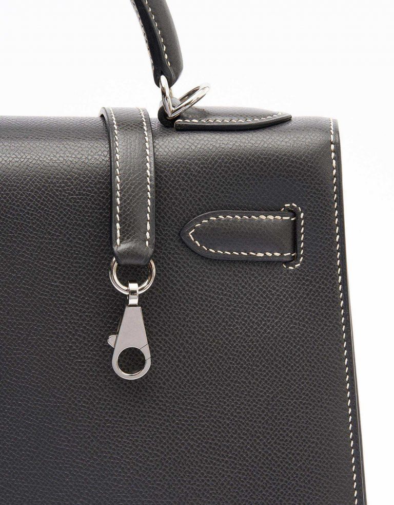 Hermès Kelly 32 Epsom Graphite Saclàb