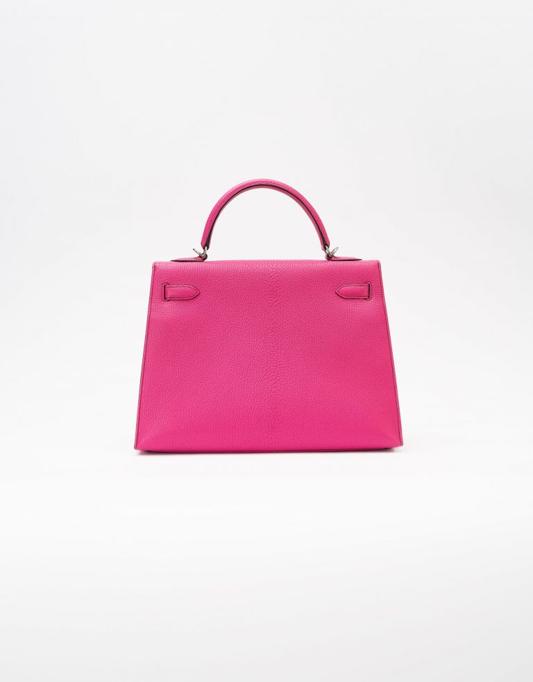 Hermes Kelly 32 Chevre Mysore Rose Shocking Saclàb