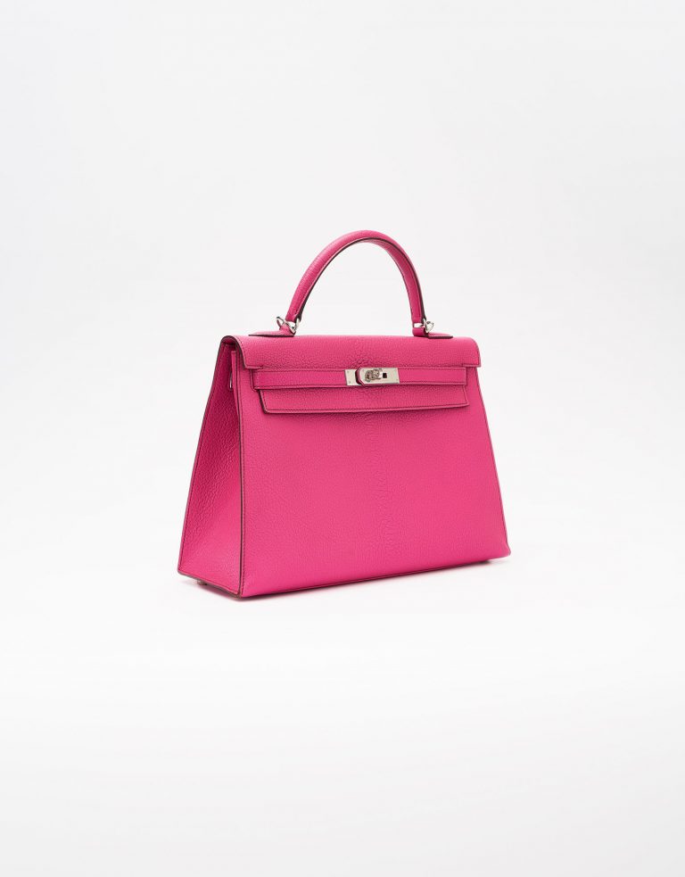 Hermes Kelly 32 Chevre Mysore Rose Shocking Saclàb