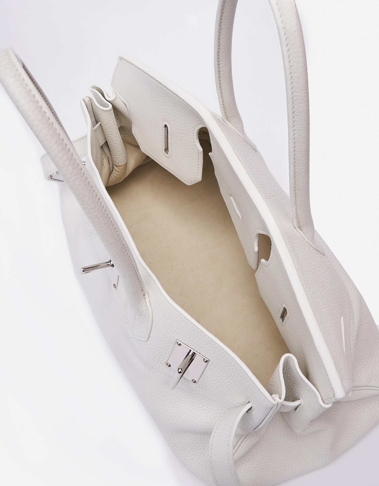 Hermès Birkin JPG Clemence White | SACLÀB
