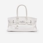 Hermes Birkin JPG Clemence White Saclab