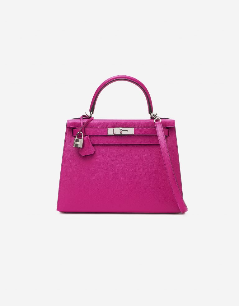 Hermes Kelly 28 Epsom Pourpre Saclàb