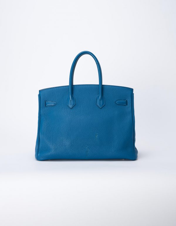 Hermès Birkin 35 Blue Thalassa | SACLÀB