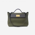 Hermes 2424 29 Togo Vert Bronze Saclab