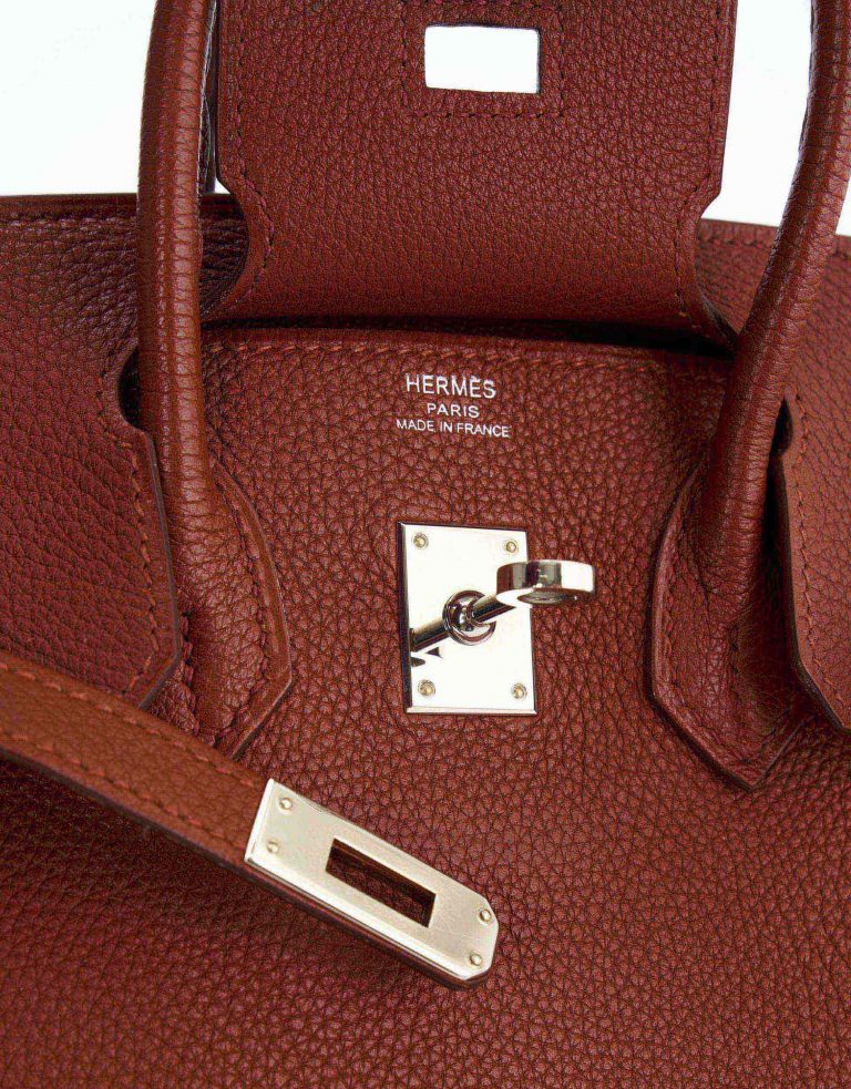 Hermes Birkin 25 Togo Sienne Saclàb