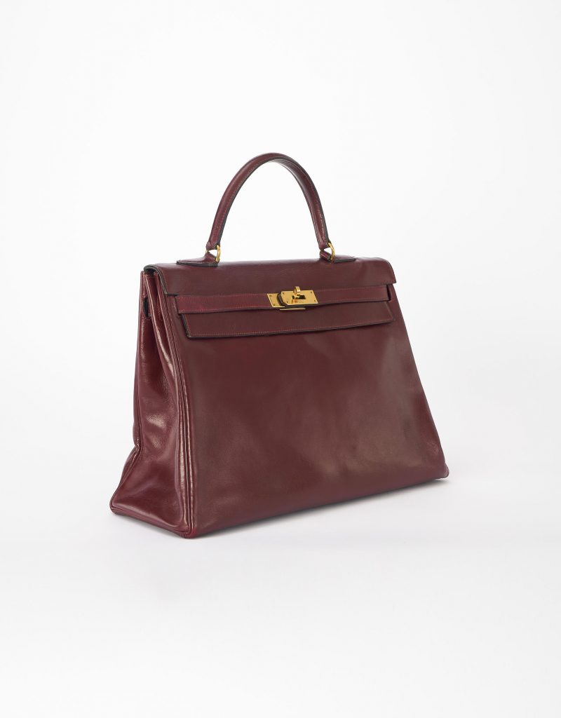 Hermès Kelly 35 Box Calf Rouge H | SACLÀB