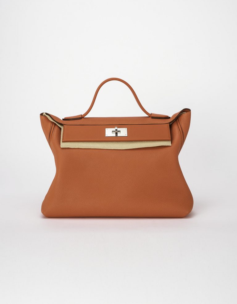 Hermes 2424 35 Togo Capucine Saclàb Felt