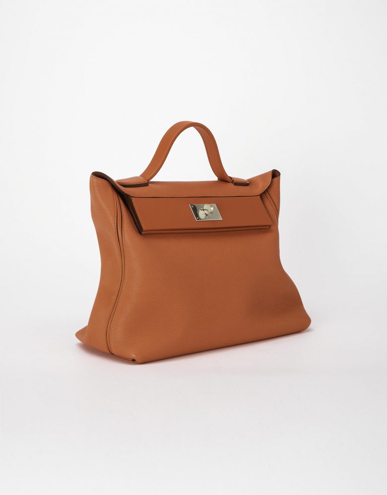 Hermes 2424 35 Togo Capucine Saclàb Side