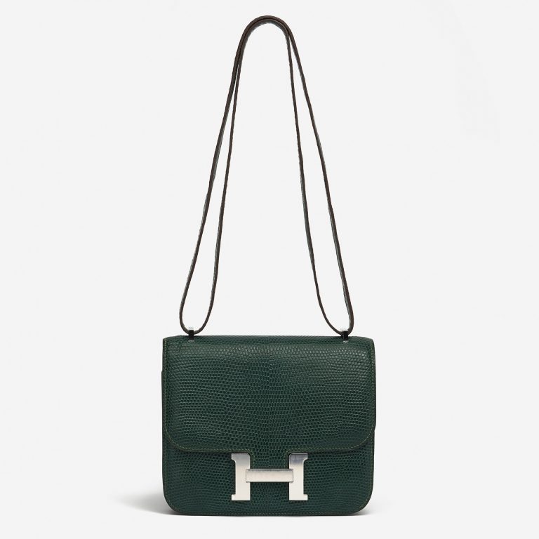 Hermes Constance 18 Lizard Vert Emerald