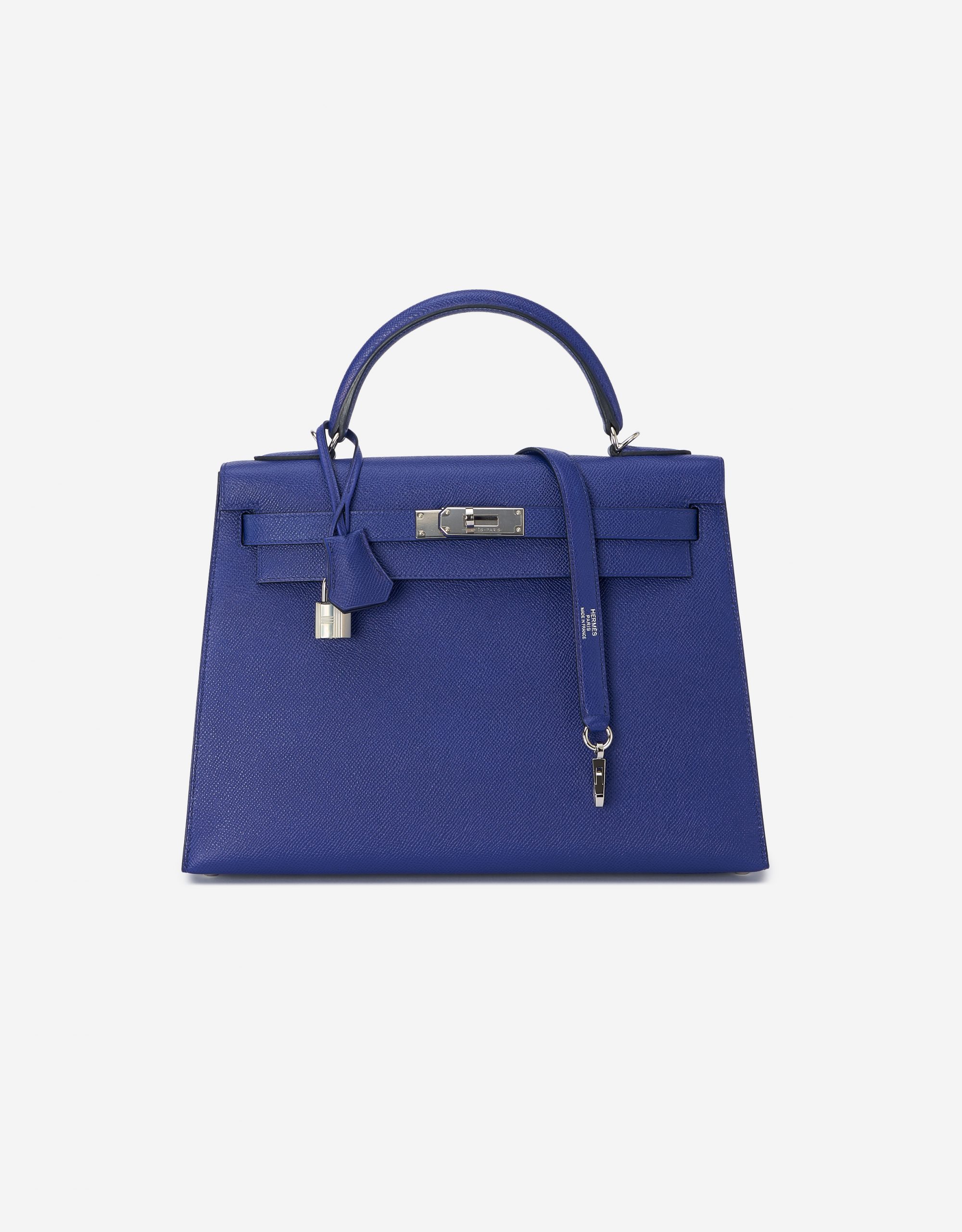 Hermès Kelly 32 Epsom Bleu Encre | SACLÀB